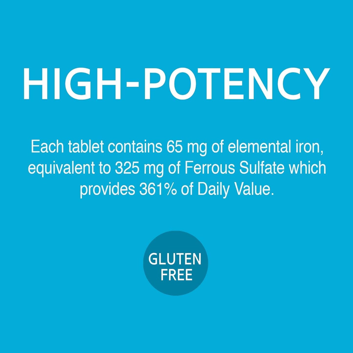 21st Century Maximum Strength Iron 65mg Tablets, Energy Support, 120 Count