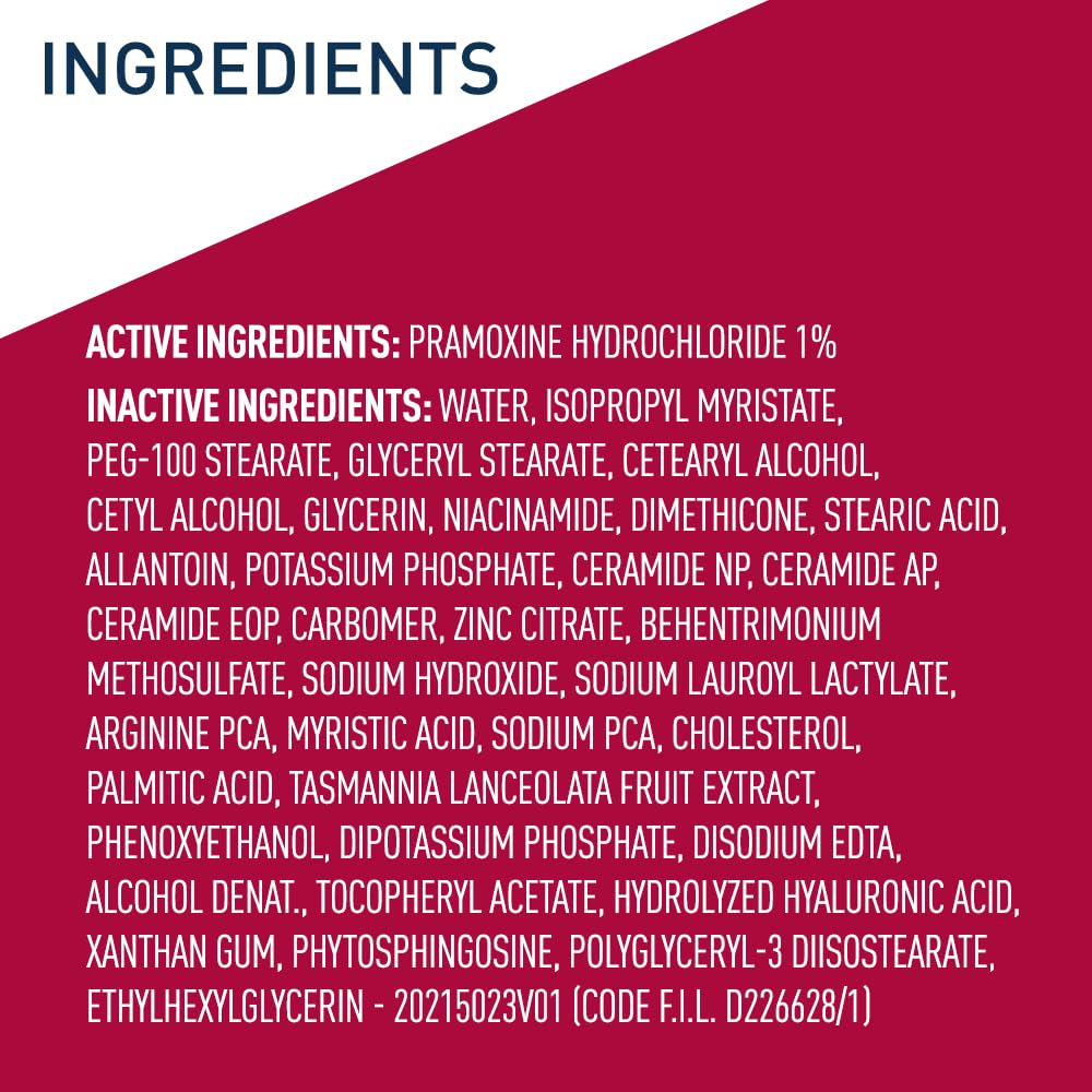 CeraVe Anti Itch Lotion, Hyaluronic Acid Body Moisturizer for Dry Skin,16oz
