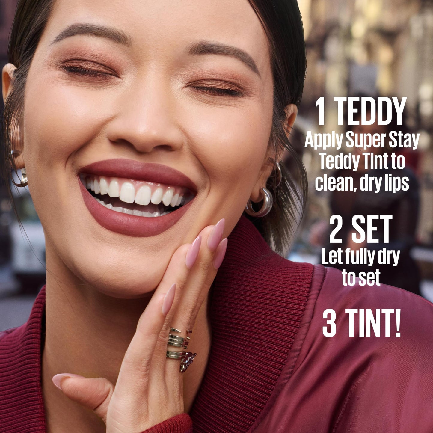 MAYBELLINE Super Stay Teddy Lip Tint, Long Lasting Matte Lipstick For Up To 12HR Wear, Current Mood, 1 Count
