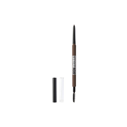 Maybelline Express Brow Ultra Slim Eyebrow Makeup, Brow Pencil with Precision Tip and Spoolie for Defined Eyebrows, Deep Brown, 1 Count