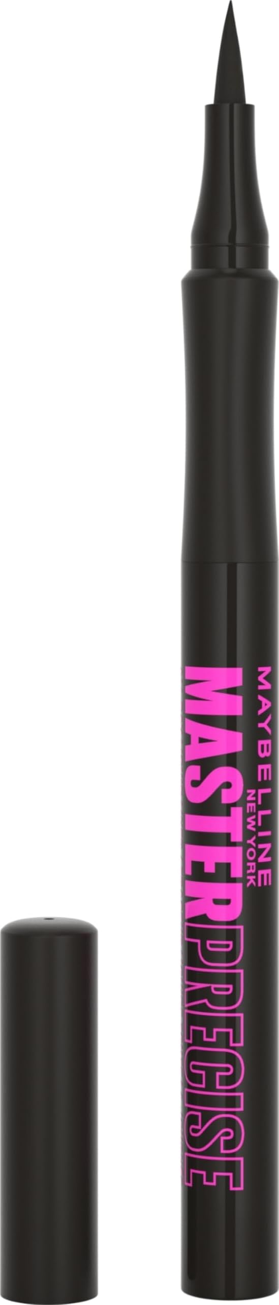 Maybelline Eyestudio Master Precise All Day Waterproof Liquid Eyeliner Makeup, Black, 1 Count (Packaging May Vary)