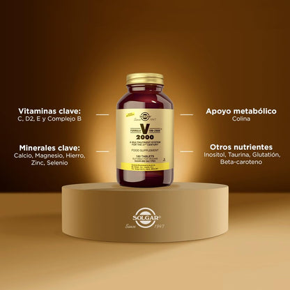 Solgar Formula VM-2000 (Multinutrient System), 180 Tablets - Contains Zinc