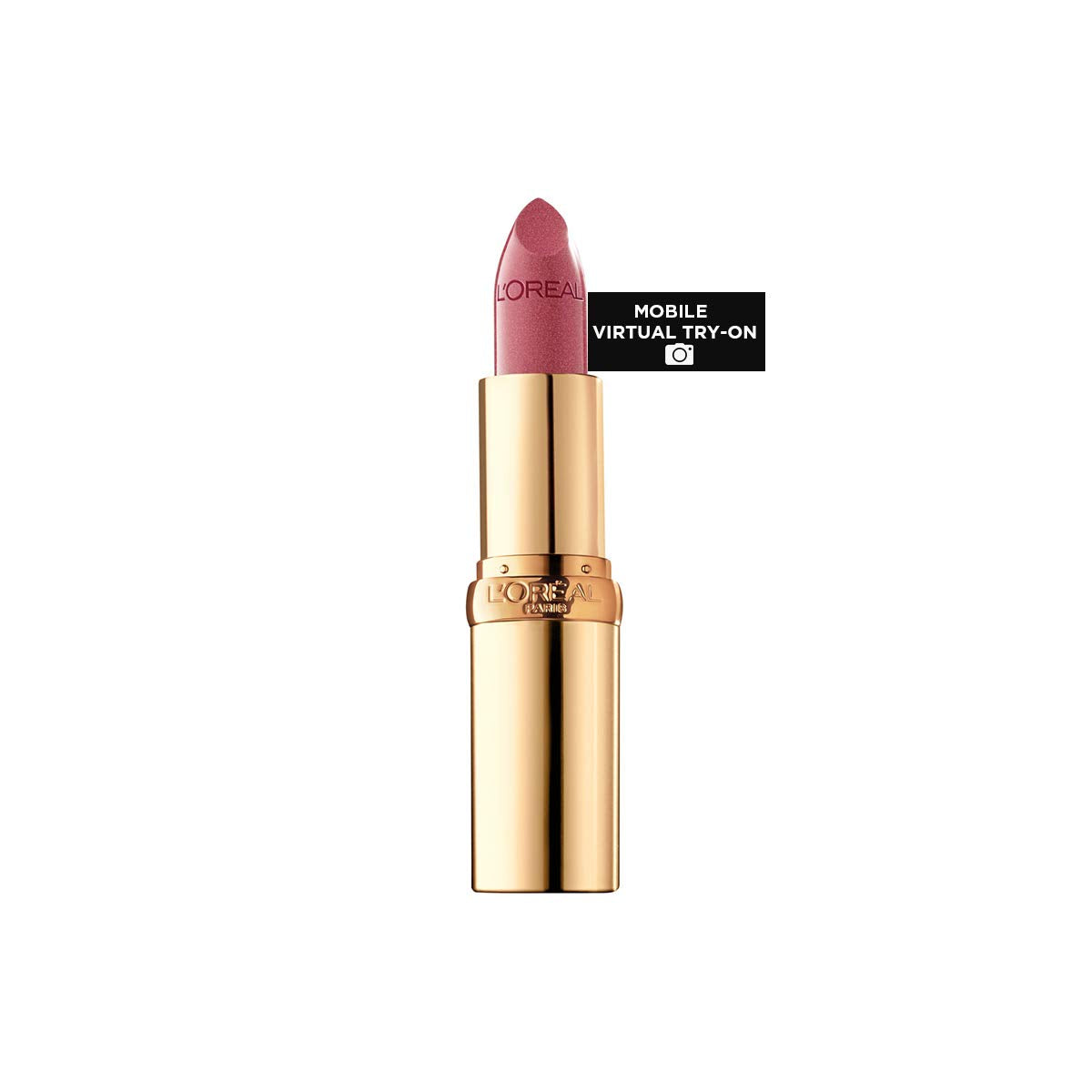 L'Oreal Paris Colour Riche Original Creamy, Hydrating Satin Lipstick with Argan Oil and Vitamin E, Peony Pink , 1 Count