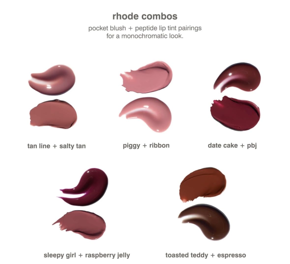 Rhode Peptide Lip Tint, Sheer Color and Hydrating Finish, 3 fl oz, 10ml (Ribbon)