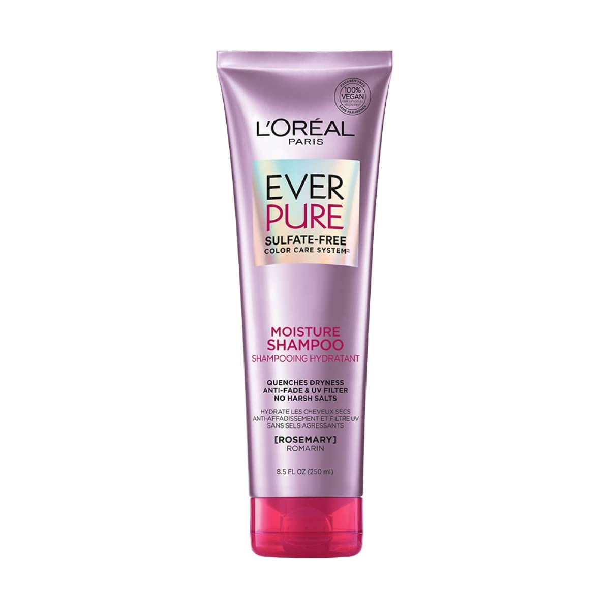 L’Oreal ParisEver Pure Moisture Shampoo Rosemary, 8.5 Fl Oz (Pack of 2)