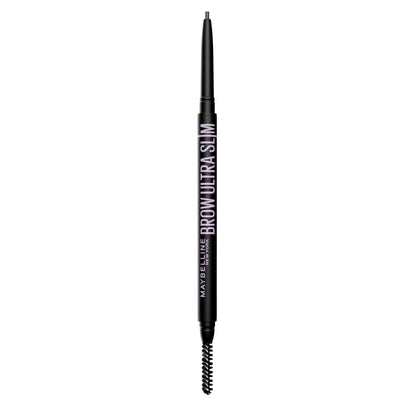 Maybelline Express Brow Ultra Slim Eyebrow Makeup, Brow Pencil with Precision Tip and Spoolie for Defined Eyebrows, Ash Brown (Packaging May Vary)