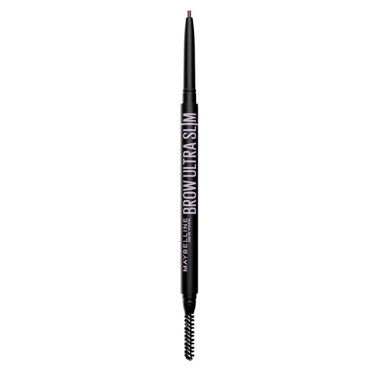 Maybelline Express Brow Ultra Slim Eyebrow Makeup, Brow Pencil with Precision Tip and Spoolie for Defined Eyebrows, Ash Brown (Packaging May Vary)
