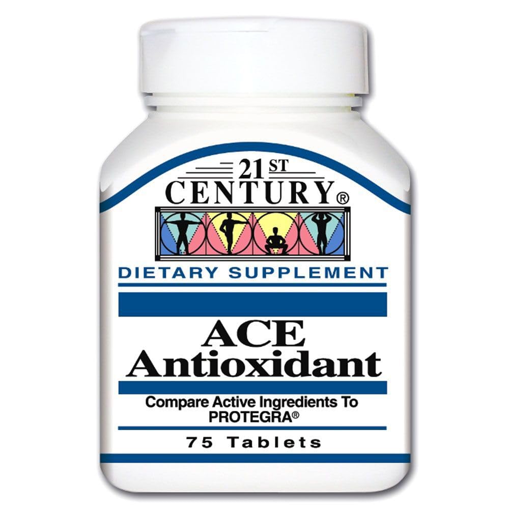 21st Century ACE Antioxidant Tablets with Selenium & Zinc, 75 Count