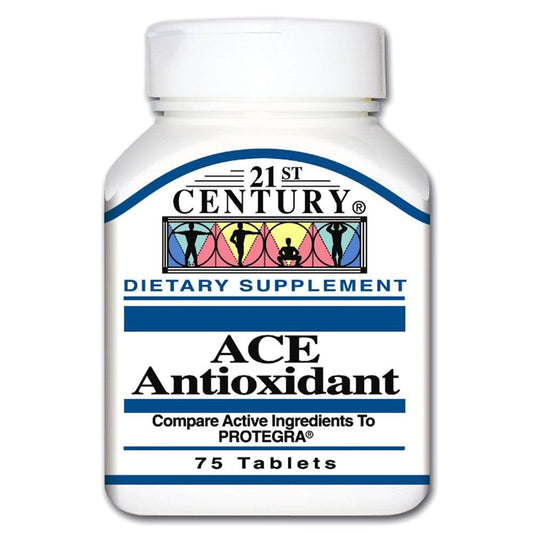 21st Century ACE Antioxidant Tablets with Selenium & Zinc, 75 Count