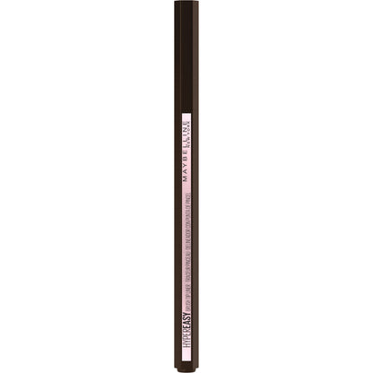 MAYBELLINE New York Hyper Easy Liquid Pen No-Skip Waterproof Eyeliner, Satin Finish, Pitch Brown