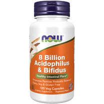 NOW Foods: 8 Billion Acidophilus & Bifidus, 120 Veg caps (2 Pack)