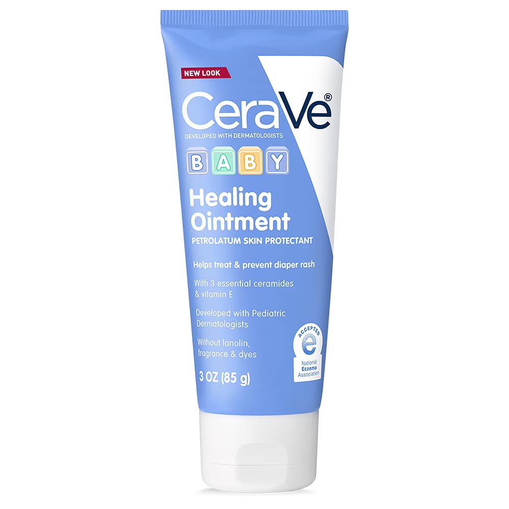 CeraVe Baby Moisturizing Cream + Healing Ointment Bundle | Gentle Skincare