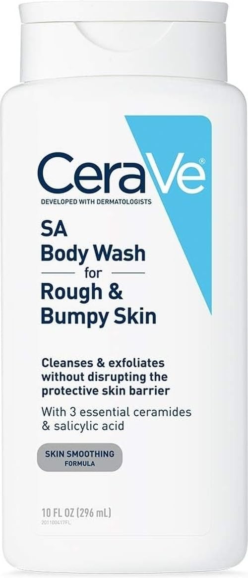 CeraVe Salicylic Acid Body Wash, Exfoliates Rough and Bumpy Skin, 10oz