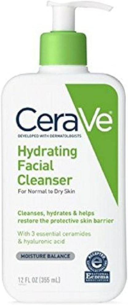 CeraVe Hydrating Facial Cleanser for Daily Face Washing