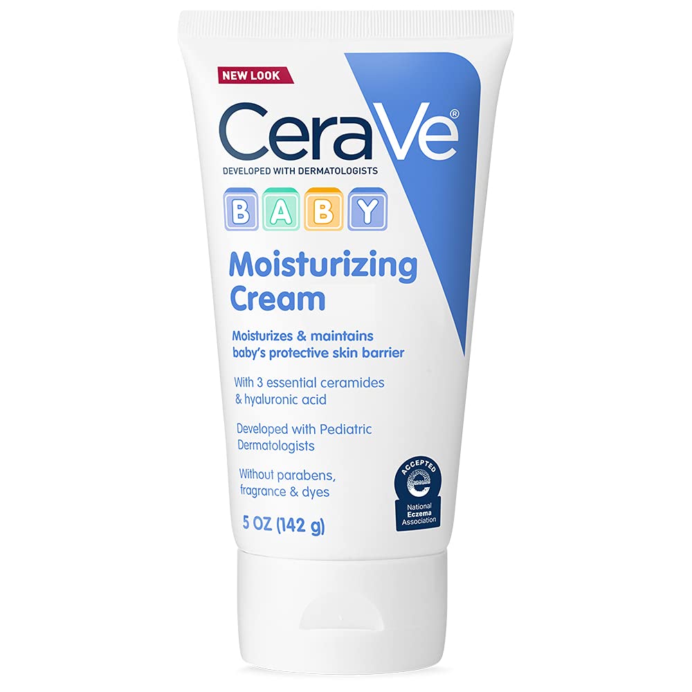 CeraVe Baby Wash & Shampoo | 2-in-1 Tear-Free Baby Wash, Paraben & Baby Cream | Gentle Moisturizing Cream with Ceramides & Baby Lotion | Gentle Baby Skin Care with Ceramides