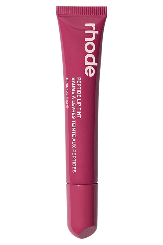 Rhode Peptide Lip Tint, Sheer Color and Hydrating Finish, 3 fl oz, 10ml (Raspberry Jelly)