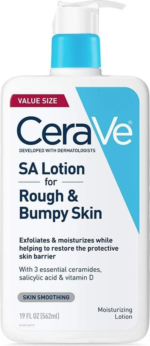 CeraVe Salicylic Acid Lotion, Body Lotion for Rough & Bumpy Skin, 19oz