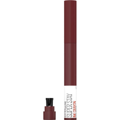 Maybelline Super Stay Ink Crayon Matte Longwear Lipstick Makeup, 165 Drive The Future, 0.04 oz