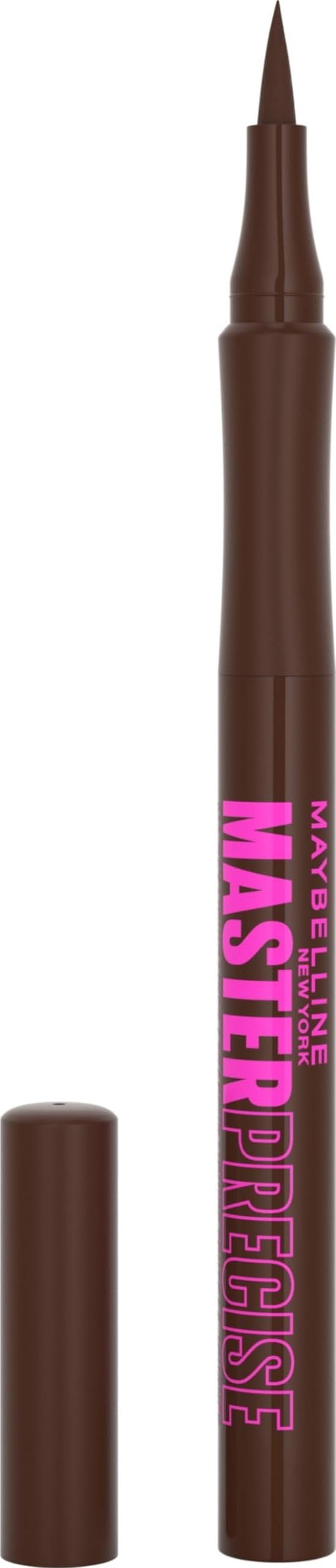 Maybelline Eyestudio Master Precise All Day Waterproof Liquid Eyeliner Makeup, Forest Brown, 1 Count (Packaging May Vary)