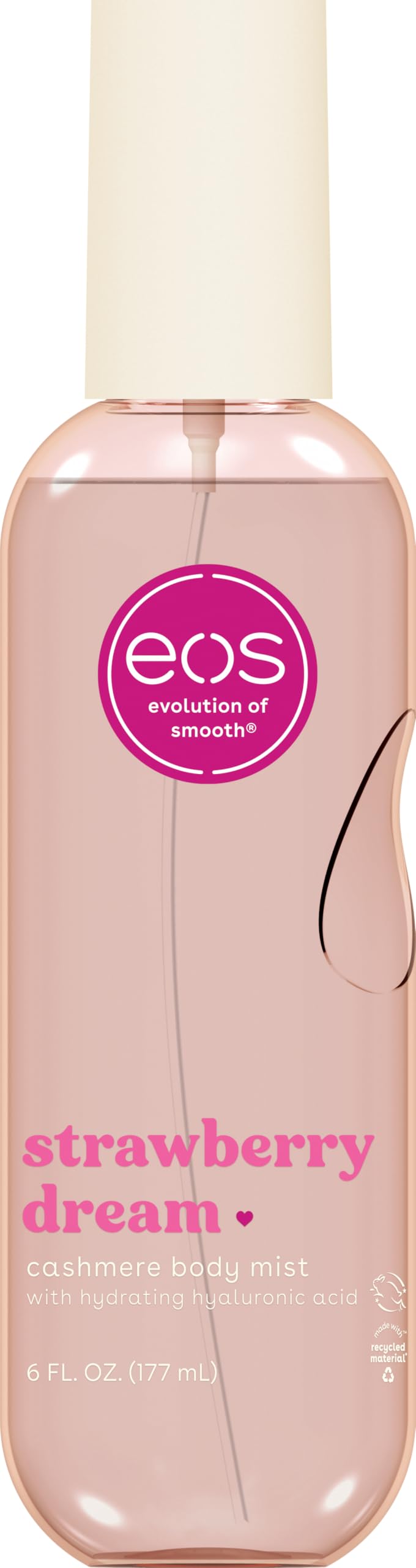 eos Cashmere Body Mist- Strawberry Dream, Body Spray for Women, 6 fl oz