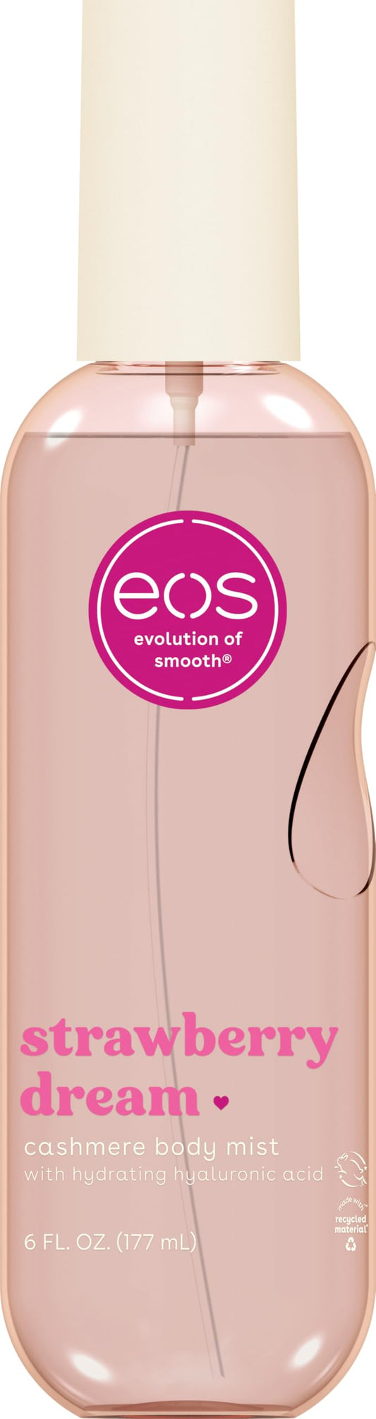 eos Cashmere Body Mist- Strawberry Dream, Body Spray for Women, 6 fl oz