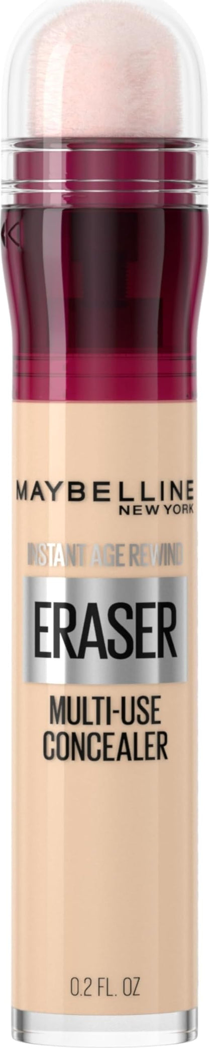 Maybelline Instant Age Rewind Eraser Dark Circles Treatment Multi-Use Concealer, 100, 1 Count (Packaging May Vary)
