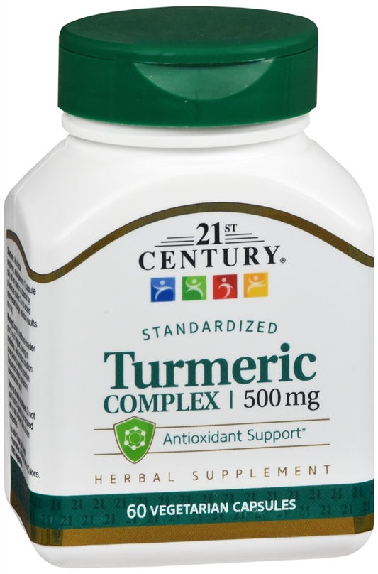 21st Century Turmeric Complex Capsules, Antioxidant Support, 60 Count