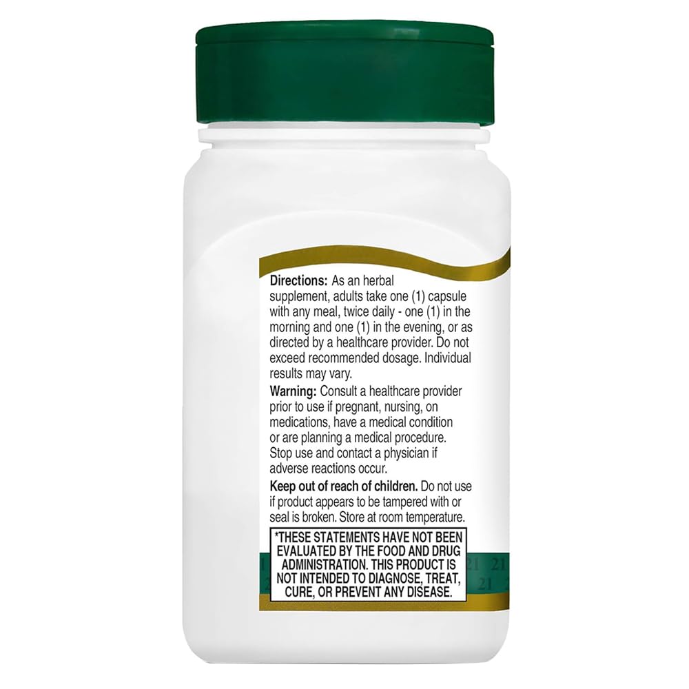 21st Century Ginkgo Biloba Extract Capsules, Memory & Focus, 60 Count