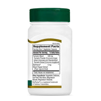 21st Century Turmeric 500mg with Black Pepper Capsules, 60 Count