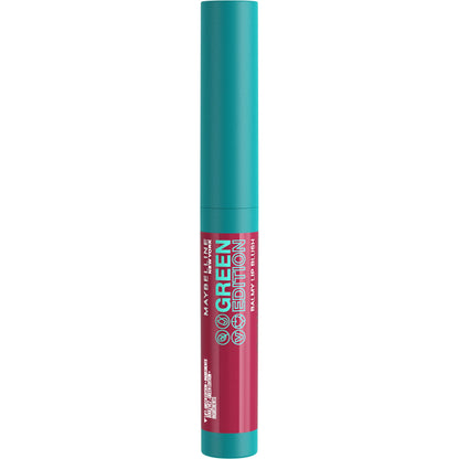 Maybelline Green Edition Balmy Lip Blush, Formulated With Mango Oil, Midnight, Blackberry Purple, 1 Count