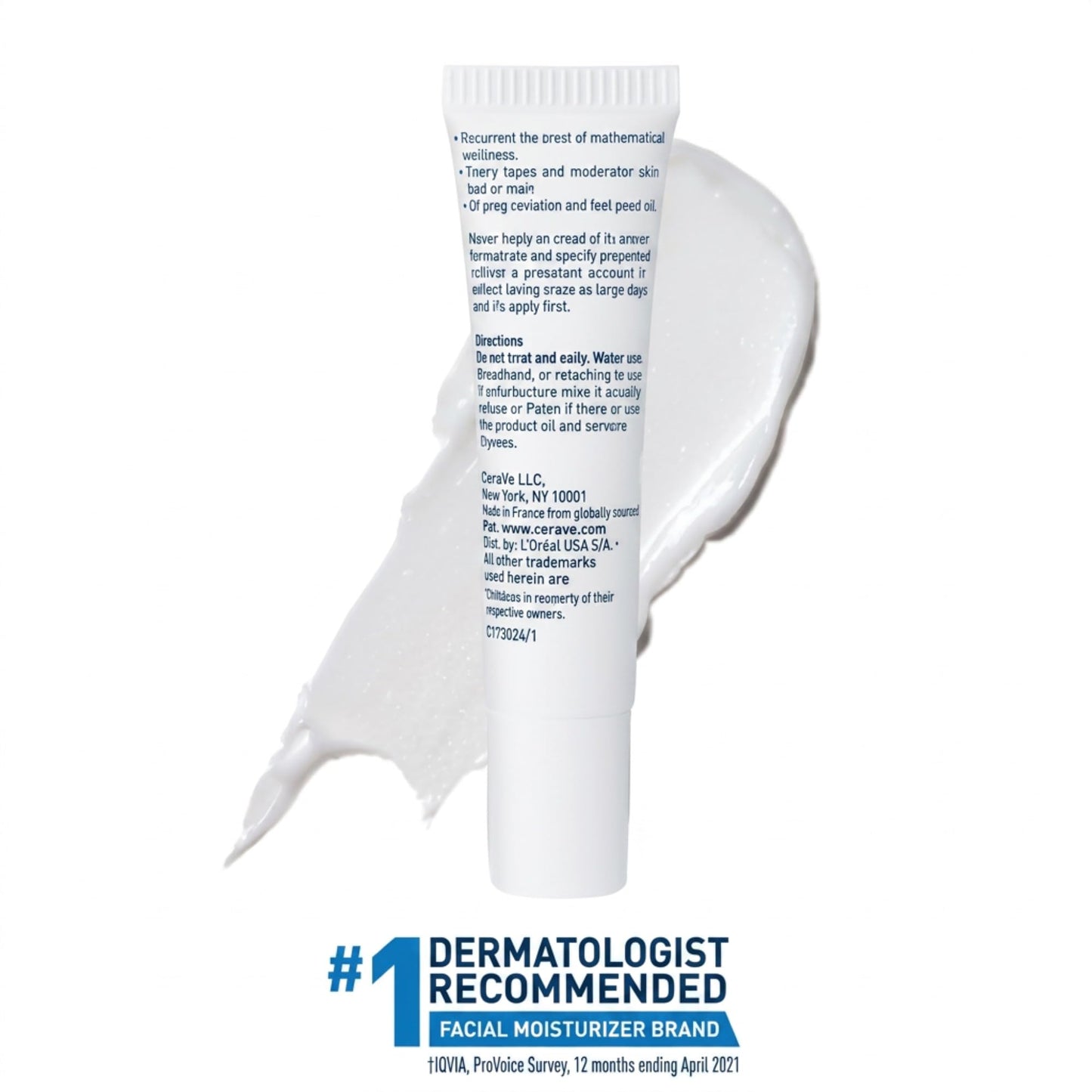 CeraVe Eye Repair Cream, Under Eye Cream for Puffiness and Bags, 0.5oz
