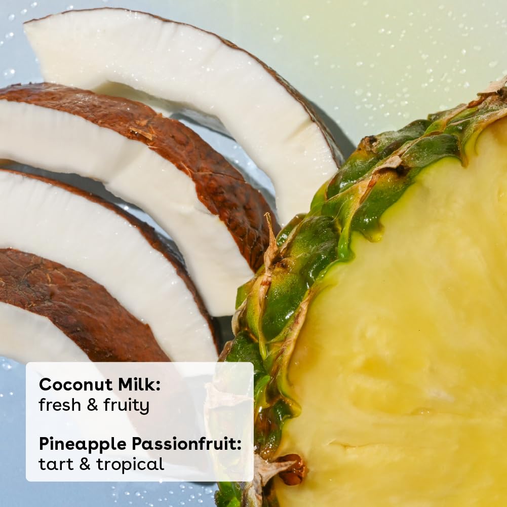 eos 100% Natural Lip Balm - Coconut & Pineapple Passionfruit, 0.14 oz, 2-Pack