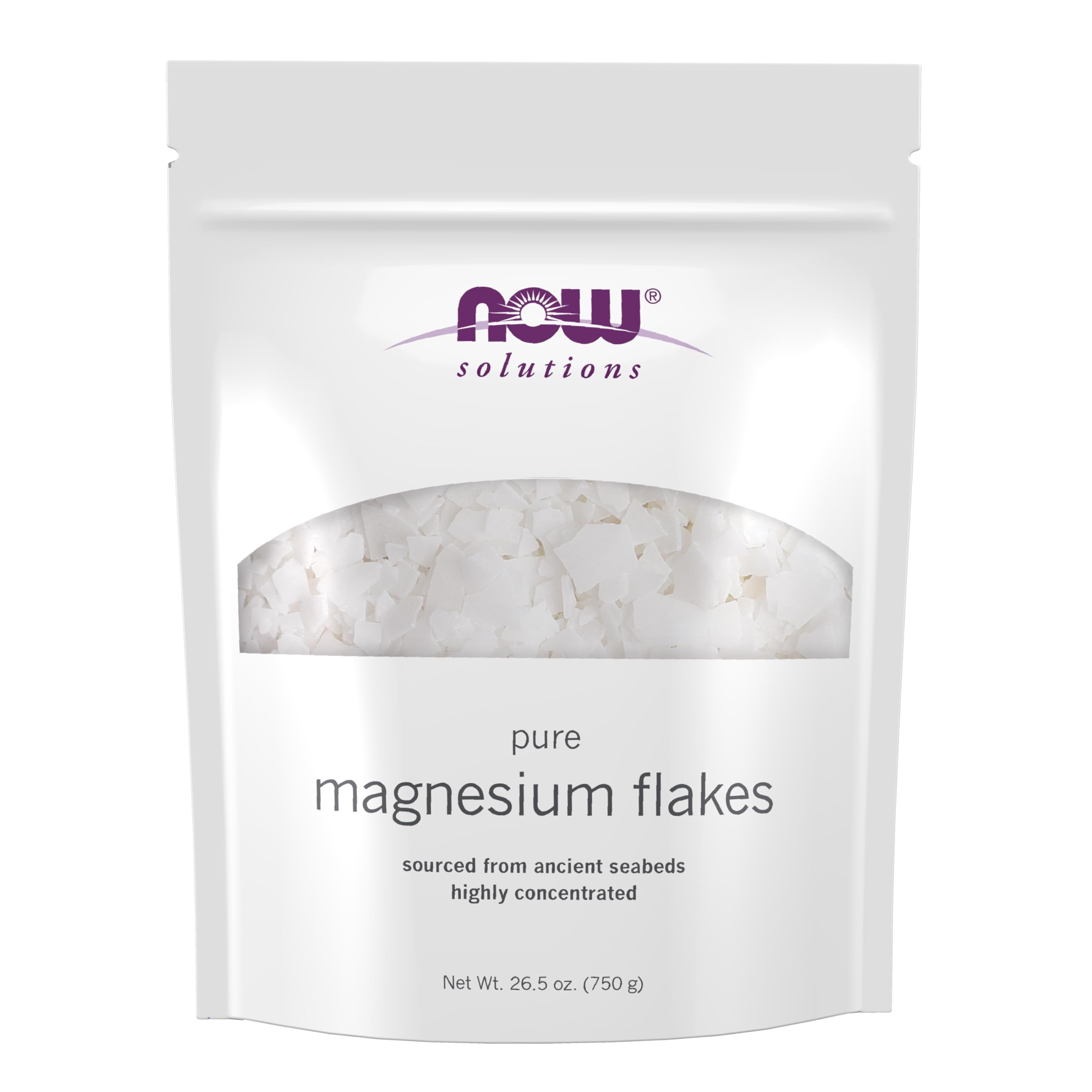 Now Solutions, Magnesium Flakes, from the Ancient Seabed, 26.5 oz