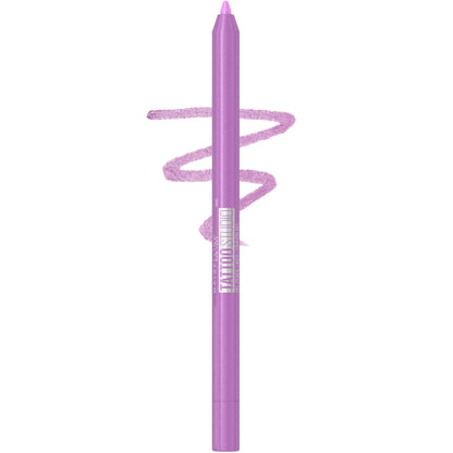 MAYBELLINE Tattoo Studio Sharpenable Eyeliner Pencil, 36 Hour Wear, Waterproof, Lavender Lights, 1 Count