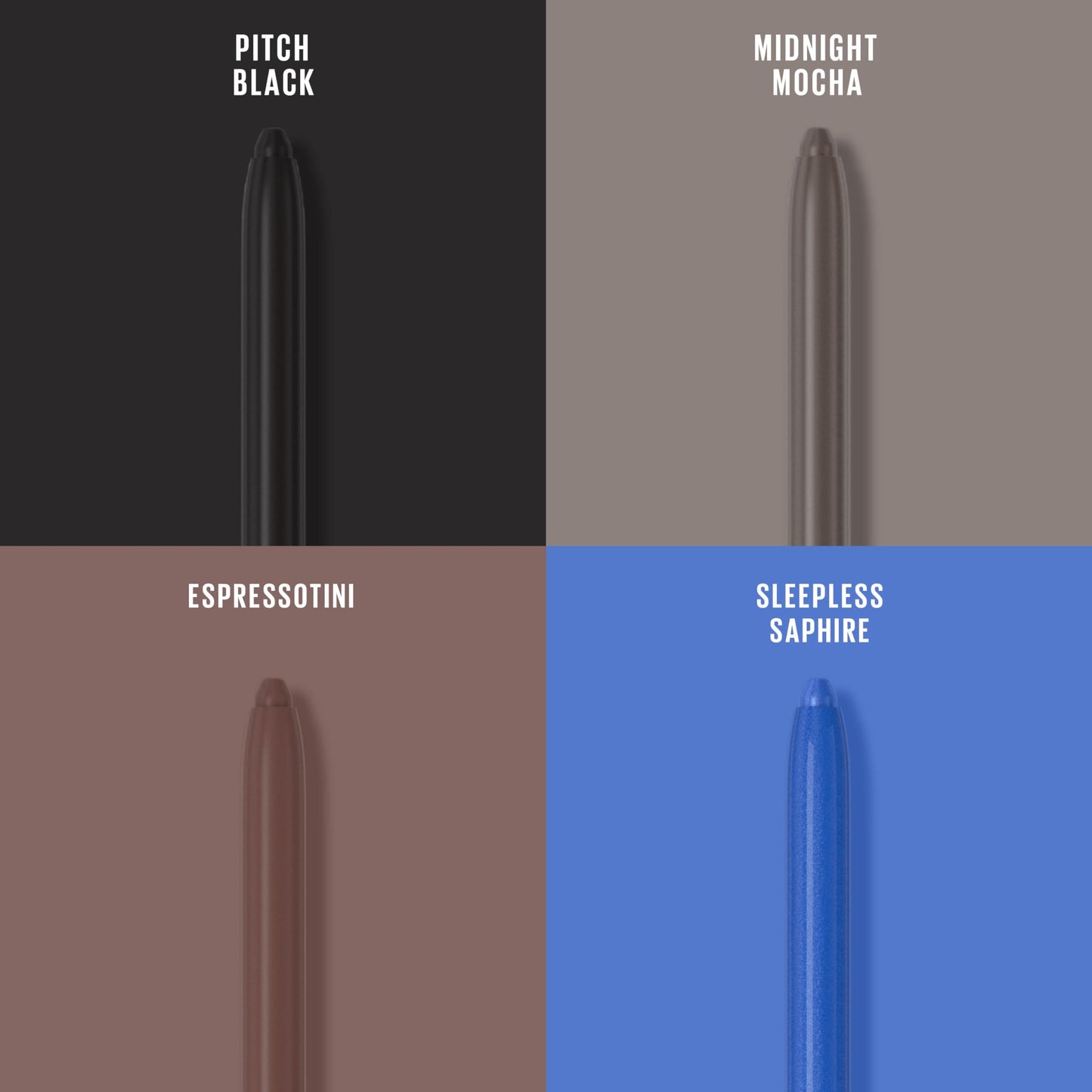 Maybelline Tattoo Studio Automatic Gel Pencil Waterproof Eyeliner, Blendable, Smudge Resistant, Matte Eyeliner For Up To 36HR Wear, Sleepless Sapphire