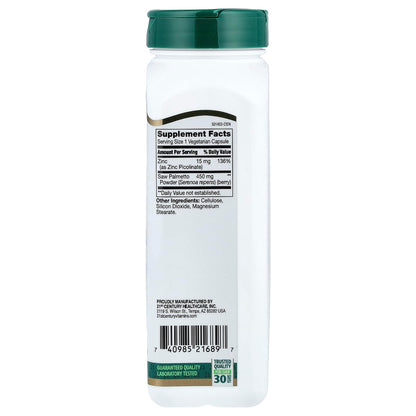 21st Century Saw Palmetto, 200 Vegetarian Capsules
