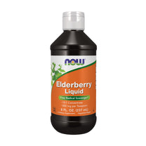NOW Foods Supplements, Elderberry Liquid 500 mg, 10:1 Concentrate, Free Radical Scavenger*, 8-Ounce