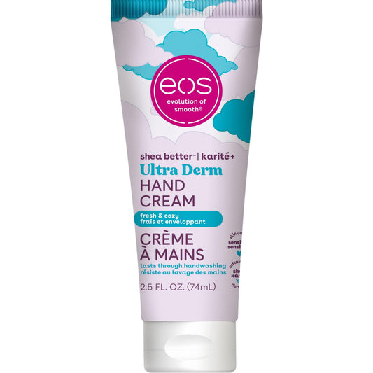 eos Shea Better Hand Cream- Fresh & Cozy, Dry Skin Relief, 2.5 oz