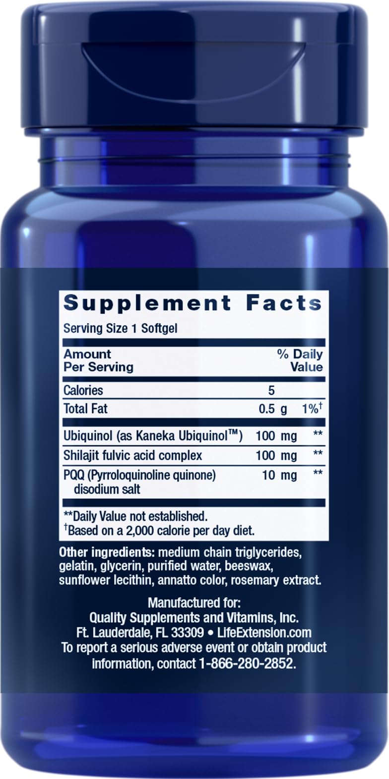 Life Extension Super Ubiquinol CoQ10 with PQQ, 30 softgels (Pack of 2)
