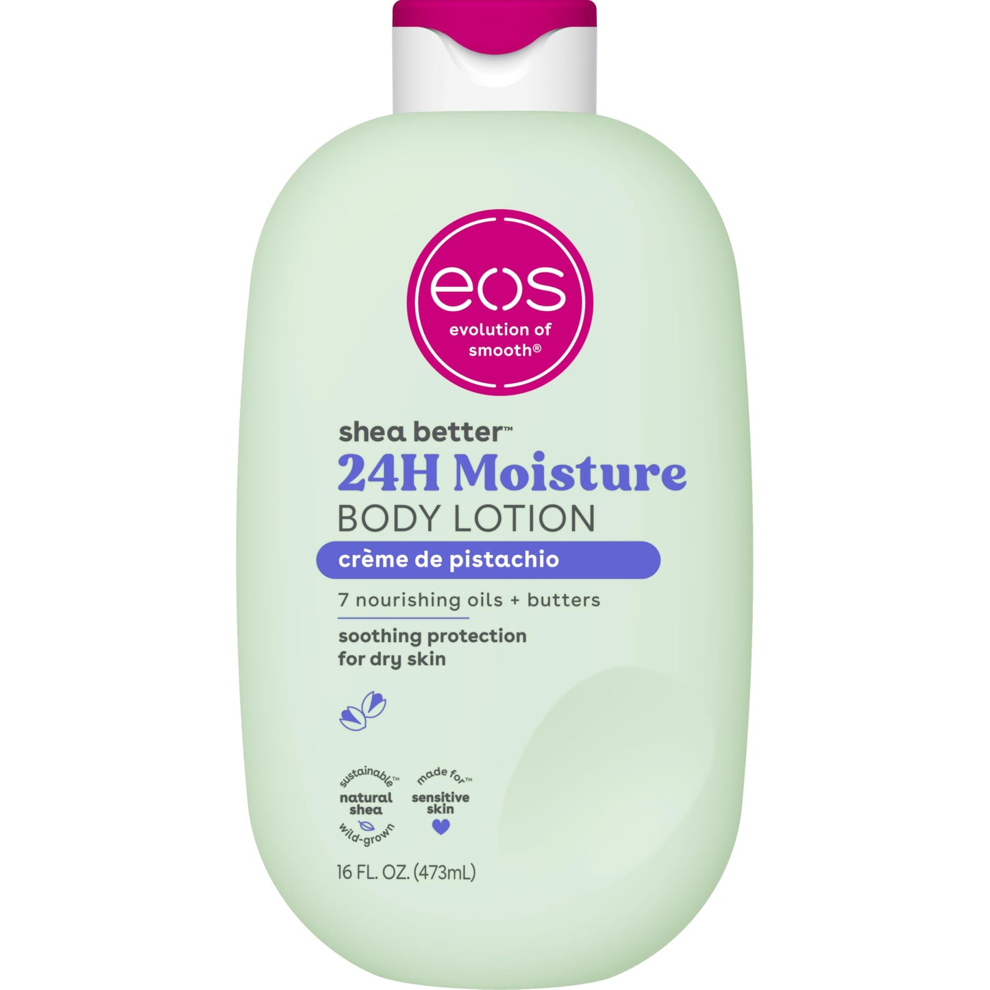 eos Shea Better Body Lotion- Crème de Pistachio, Natural Shea, 16 fl oz