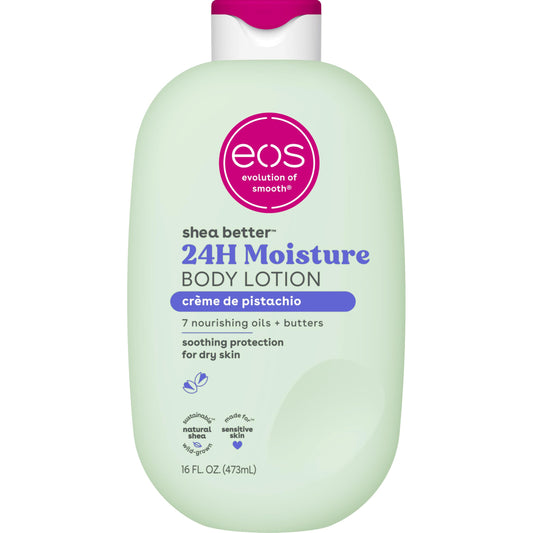 eos Shea Better Body Lotion- Crème de Pistachio, Natural Shea, 16 fl oz