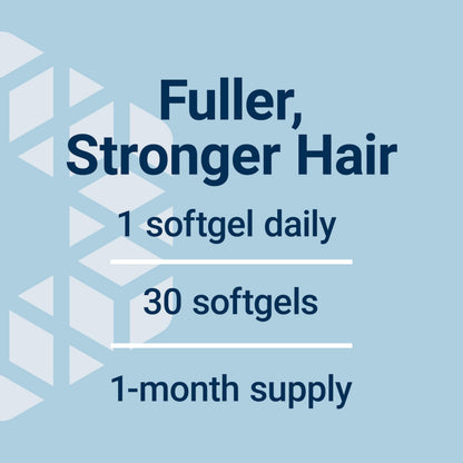 Life Extension Hair Growth for Women, Hair Growth Supplement, Fullness and Density, Ceramosides™, VI-SPO®, Non-GMO, 1-Daily, Gluten-Free, 30 softgels
