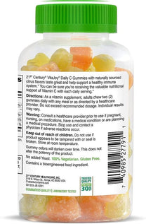 21st Century VitaJoy Daily C 250mg Vitamin C Gummies, Citrus, 60 Count
