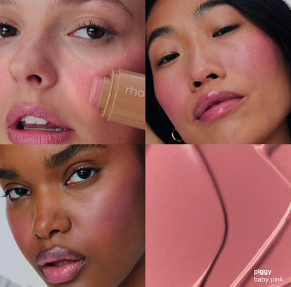 Rhode Pocket Blush, Piggy Baby Pink, Buildable Hydrating Cream Blush
