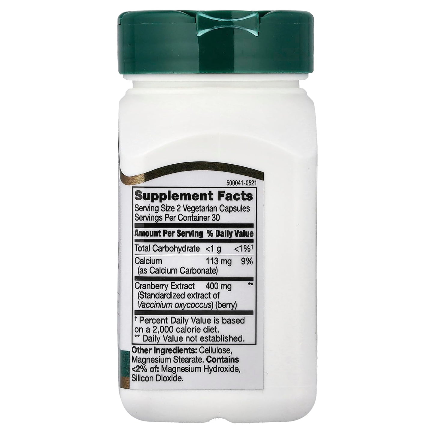 21st Century Cranberry Extract, Standardized, 60 Vegetarian Capsules