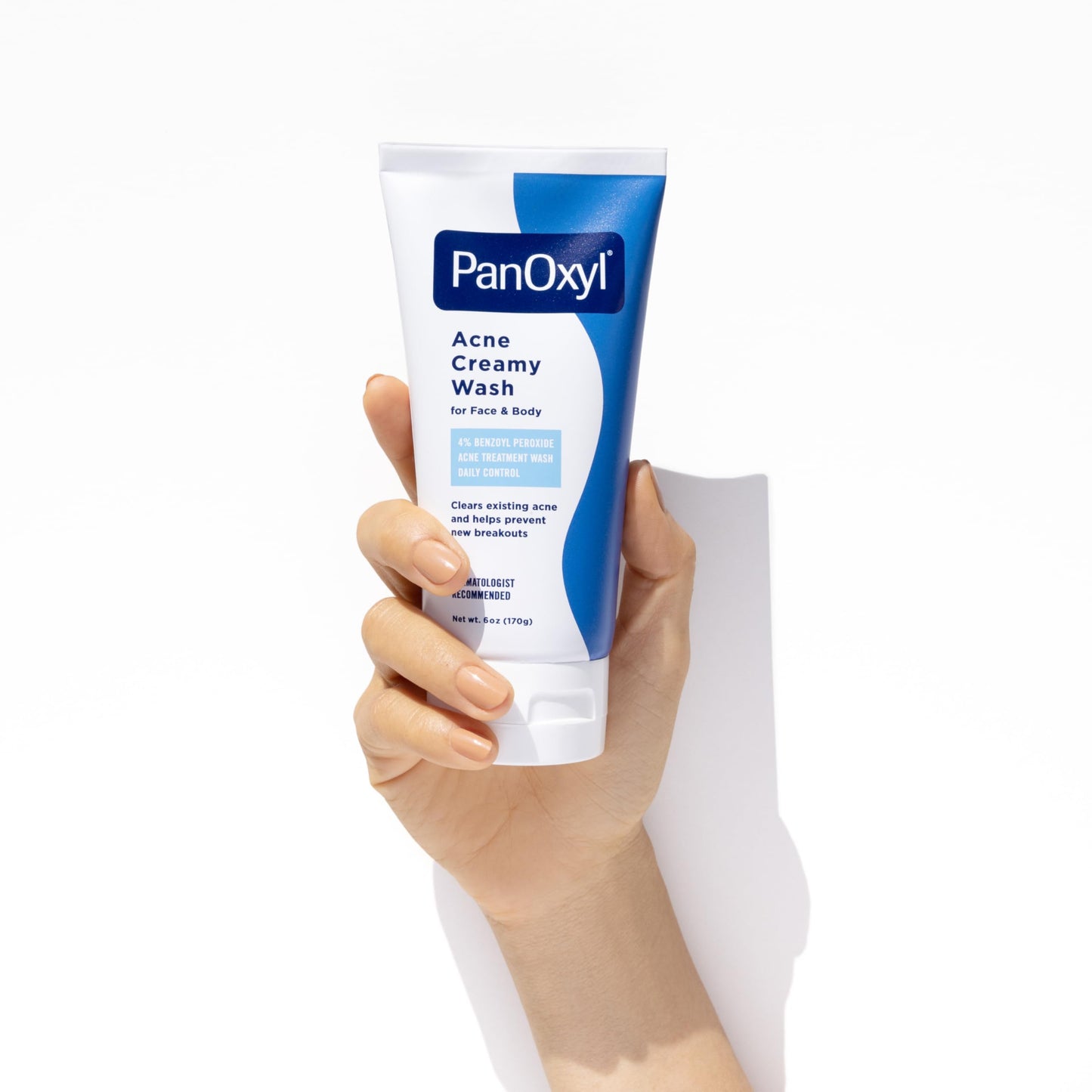 PanOxyl 4 Acne Creamy Wash, 4% Benzoyl Peroxide 6 oz (Pack of 8)