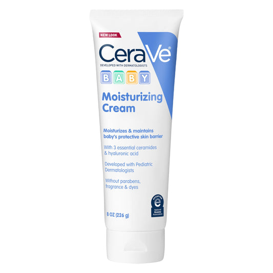 CeraVe Baby Cream, Moisturizer with Ceramides, Fragrance-Free, 8oz