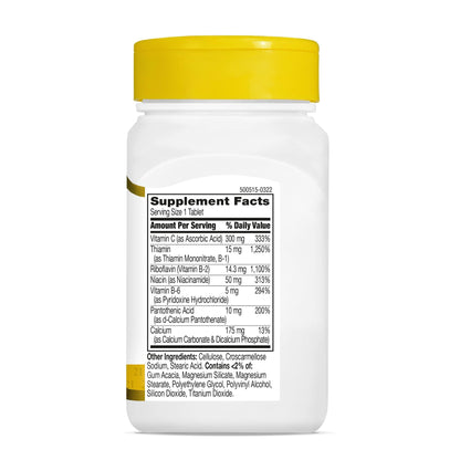 21st Century Healthcare, B Complex Plus Vitamin C, Tablets 100 Count (Pack of 1)