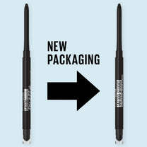 Maybelline Tattoo Studio Automatic Gel Pencil Waterproof Eyeliner, Blendable, Smudge Resistant, Matte Eyeliner For Up To 36HR Wear, Midnight Mocha (Smokey Gray), Packaging May Vary