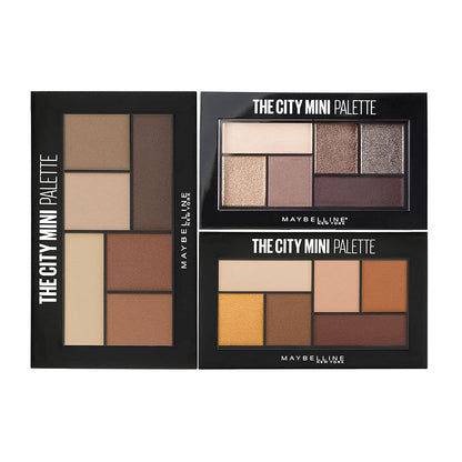 Maybelline New York Makeup The City Mini Eyeshadow Palette, Chill Brunch Neutrals Eyeshadow, 0.14 oz
